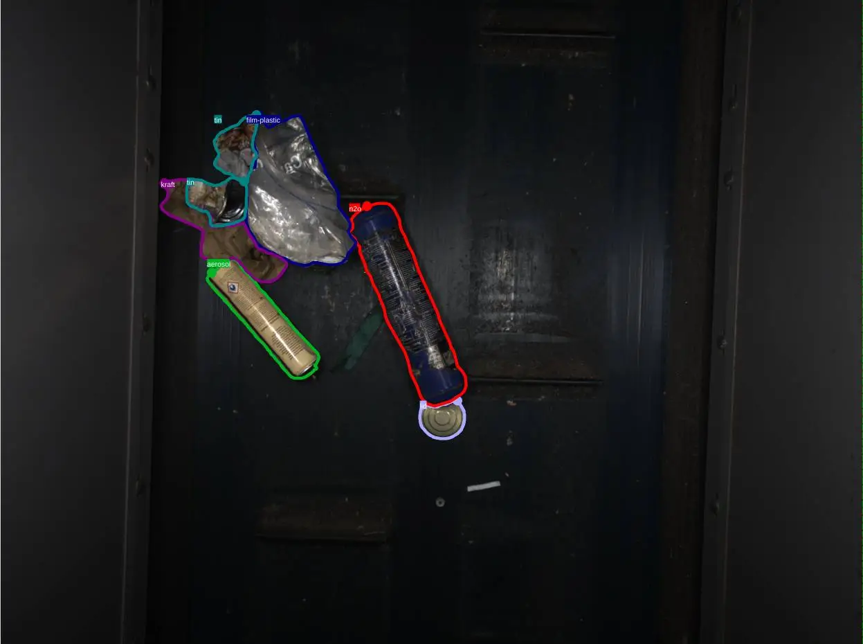 Image de l'analyse des données avec détections de la Wasoria Box